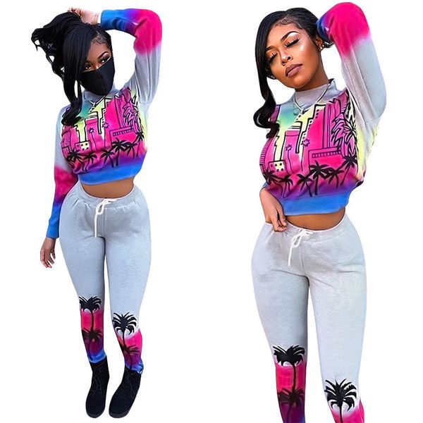 2020 fashion casual suit women's sweater pants waist lace up printed two-piece set, Black;red
2020 fashion casual suit women's sweater pants waist lace up printed two-piece set, Black;red