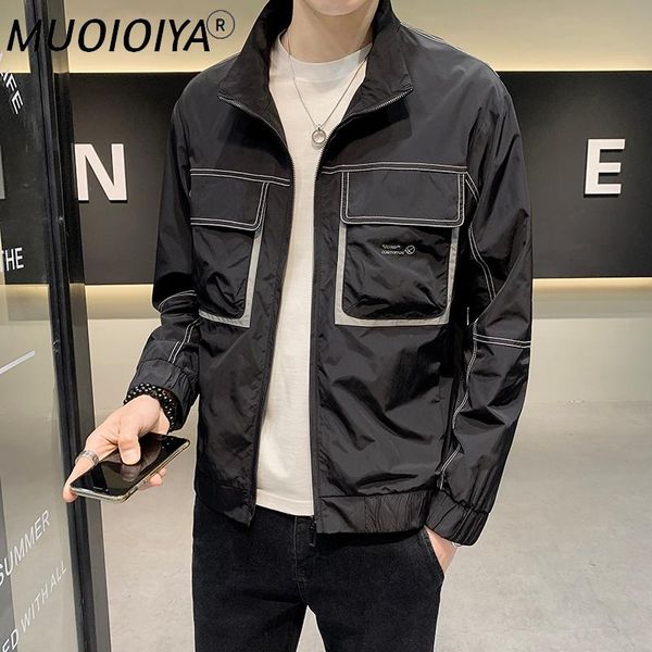 men's jackets men 2021 spring summer fashion stand collar slim overcoats men's long sleeve big pocket jacket male short thin casual, Black;brown
men's jackets men 2021 spring summer fashion stand collar slim overcoats men's long sleeve big pocket jacket male short thin casual, Black;brown