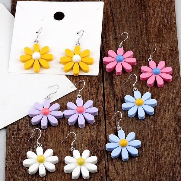 cute small flowers charm earrings for women sweet korean resin daisy sunflower female personality drop earings jewelry wholesale, Golden
cute small flowers charm earrings for women sweet korean resin daisy sunflower female personality drop earings jewelry wholesale, Golden