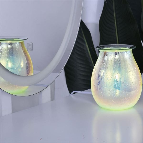 oil diffuser mute air purifier aroma electric wax melt burner 3d water droplet glass night light warmer essential fragrance lamps
oil diffuser mute air purifier aroma electric wax melt burner 3d water droplet glass night light warmer essential fragrance lamps