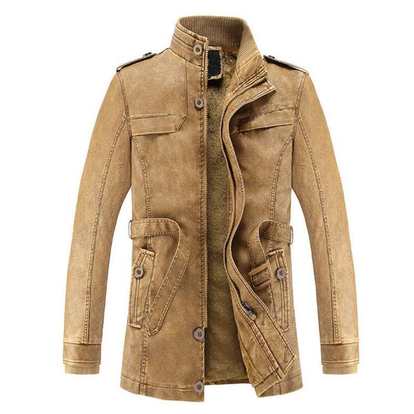 men's fur & faux autumn winter leather jacket men casual stand collar pu motorcycle coats mens fleece jaqueta de couro, Black
men's fur & faux autumn winter leather jacket men casual stand collar pu motorcycle coats mens fleece jaqueta de couro, Black