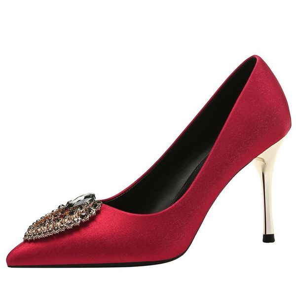 dress shoes fashion diamond pointed toe high heels versatile plus size for wedding women, Black
dress shoes fashion diamond pointed toe high heels versatile plus size for wedding women, Black