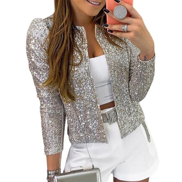 women's jackets women fashion sequined jacket coats long sleeve open front sequin coat, Black;brown
women's jackets women fashion sequined jacket coats long sleeve open front sequin coat, Black;brown