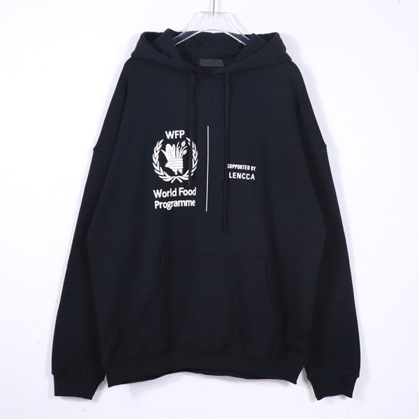 21fw autumn winter paris world food programme wheat oversized hoodie skateboard high street hoody streetwear hooded sweatshirt, Black
21fw autumn winter paris world food programme wheat oversized hoodie skateboard high street hoody streetwear hooded sweatshirt, Black