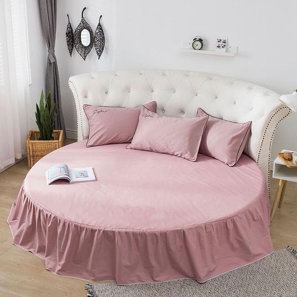 cotton bed skirt fitted sheet round linen 200cm 220 cm bedspreads mattress cover home decor pink white grey double sheets & sets
cotton bed skirt fitted sheet round linen 200cm 220 cm bedspreads mattress cover home decor pink white grey double sheets & sets