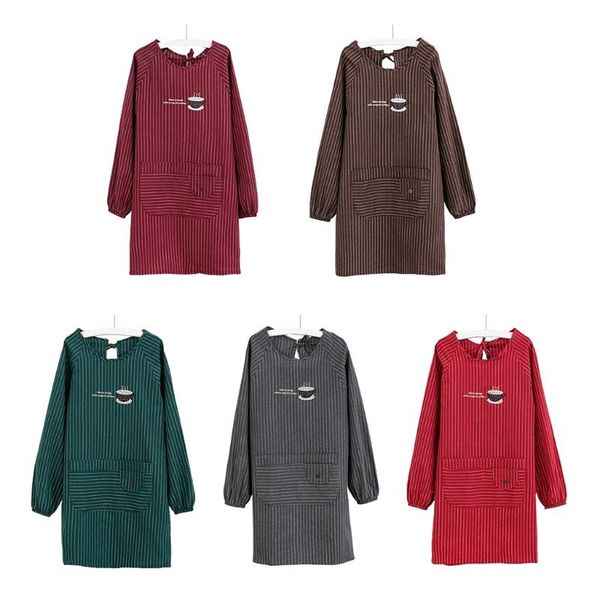 aprons long-sleeved kitchen with pockets for women cooking baking bbq and gardening cleaning work creating art cafes k0ab
aprons long-sleeved kitchen with pockets for women cooking baking bbq and gardening cleaning work creating art cafes k0ab