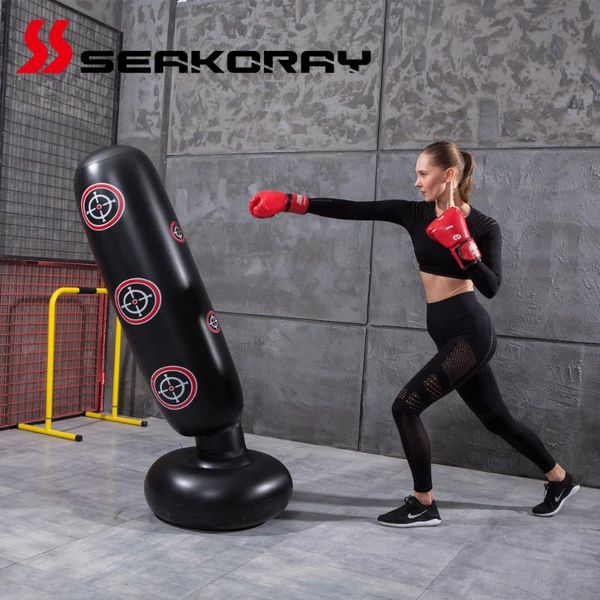sand bag inflatable boxing column 1.6m target type training fitness punching sandbag tool air pump unzip
sand bag inflatable boxing column 1.6m target type training fitness punching sandbag tool air pump unzip