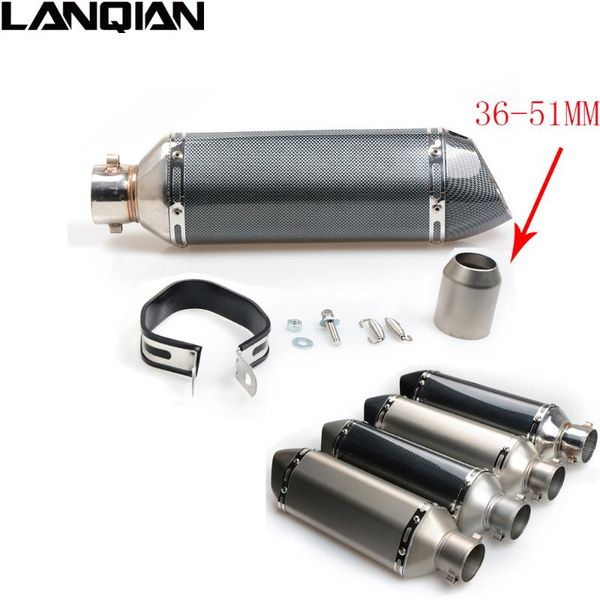 motorcycle exhaust system universal modified muffler pipe 38-51mm gy6 slip-on for muffle escape moveable db killer
motorcycle exhaust system universal modified muffler pipe 38-51mm gy6 slip-on for muffle escape moveable db killer