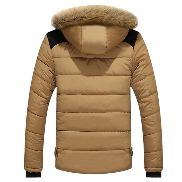 Men's Down & Parkas Winter Thicken Warmer Hooded Jacket with Fur Collar Solid Slim Zipper Coat Male Hoodies Long Sleeve1 P5WS, Black
Men's Down & Parkas Winter Thicken Warmer Hooded Jacket with Fur Collar Solid Slim Zipper Coat Male Hoodies Long Sleeve1 P5WS, Black