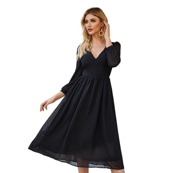 casual dresses heat elegant v-neck chiffon midi dress for women bohemian style slim winter party vestidos de autumn a-line, Black;gray
casual dresses heat elegant v-neck chiffon midi dress for women bohemian style slim winter party vestidos de autumn a-line, Black;gray