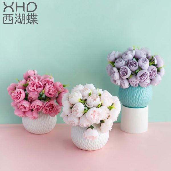 decorative flowers & wreaths artificial flower bonsai plastic fake ceramic vase simulated plant pot for wedding home garden office party dec
decorative flowers & wreaths artificial flower bonsai plastic fake ceramic vase simulated plant pot for wedding home garden office party dec