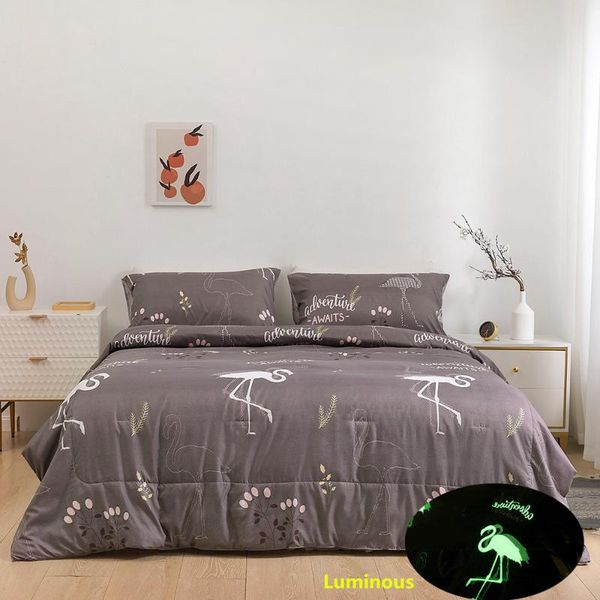 comforters & sets luminous comforter bedding set microfiber fabric kids duvet with pillowcase flamingo gray quilt twin
comforters & sets luminous comforter bedding set microfiber fabric kids duvet with pillowcase flamingo gray quilt twin