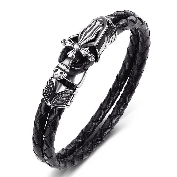 charm bracelets black red braided leather bracelet men punk jewelry handmade bangles stainless steel cross sword male wrist band p537, Golden;silver
charm bracelets black red braided leather bracelet men punk jewelry handmade bangles stainless steel cross sword male wrist band p537, Golden;silver