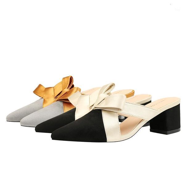 slippers cutout vamp women mules backless shoes fashion suede stitching pointy-toe pump thick heel low-cut outdoor sandals1 aw6v, Black
slippers cutout vamp women mules backless shoes fashion suede stitching pointy-toe pump thick heel low-cut outdoor sandals1 aw6v, Black