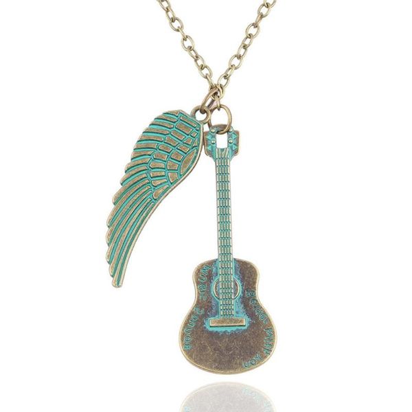 pendant chains gift accessories music jewelry instruments stainless steel guitar necklaces punk rock necklace, Silver
pendant chains gift accessories music jewelry instruments stainless steel guitar necklaces punk rock necklace, Silver