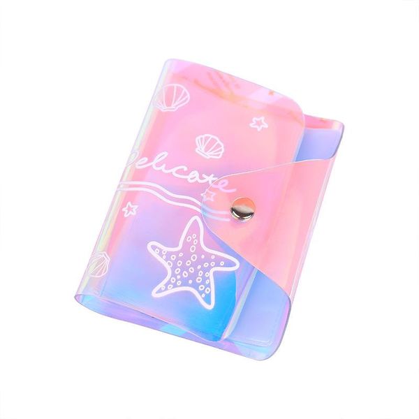 card holders shiny women holder wallet id female student cardholder for lolita cute star transparent laser bank case, Brown;gray
card holders shiny women holder wallet id female student cardholder for lolita cute star transparent laser bank case, Brown;gray