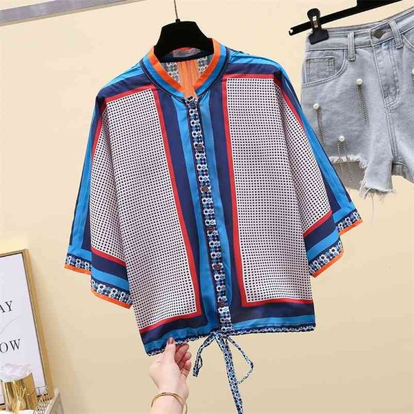 summer wave dot contrast color bat sleeve cover belly shirt female design sense niche chiffon gx1417 blouse women 210507, White
summer wave dot contrast color bat sleeve cover belly shirt female design sense niche chiffon gx1417 blouse women 210507, White