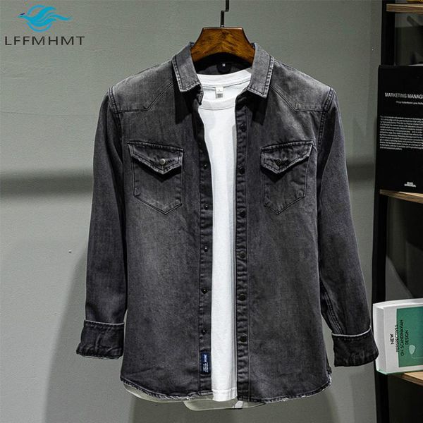 winter fall thick warm fashion men vintage long sleeve denim outerwear male japan style slim fit casual lapel shirt men's shirt, White;black
winter fall thick warm fashion men vintage long sleeve denim outerwear male japan style slim fit casual lapel shirt men's shirt, White;black