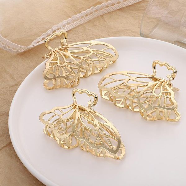 hair clips & barrettes korean metal butterfly hairpin for women girls claw crab clip lady retro jewelry accessories, Golden;silver
hair clips & barrettes korean metal butterfly hairpin for women girls claw crab clip lady retro jewelry accessories, Golden;silver