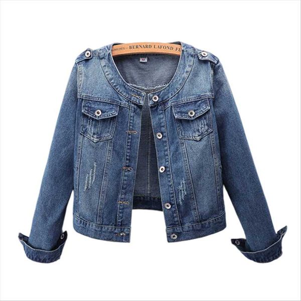 women's jackets spring plus size denim jacket korean light blue women short vintage jeans coat long sleeve casual clothes female 6xl g1, Black;brown
women's jackets spring plus size denim jacket korean light blue women short vintage jeans coat long sleeve casual clothes female 6xl g1, Black;brown