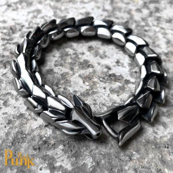 beaded, strands men's personality domineering keel fashion bracelet retro creative punk trend does not fade single titanium steel jewel, Black
beaded, strands men's personality domineering keel fashion bracelet retro creative punk trend does not fade single titanium steel jewel, Black