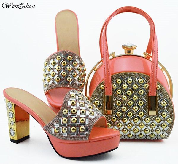 pink 2021 est pu leather slipper shoes and bag to match set summer italian style 38-43 wenzhan b96-26 dress, Black
pink 2021 est pu leather slipper shoes and bag to match set summer italian style 38-43 wenzhan b96-26 dress, Black