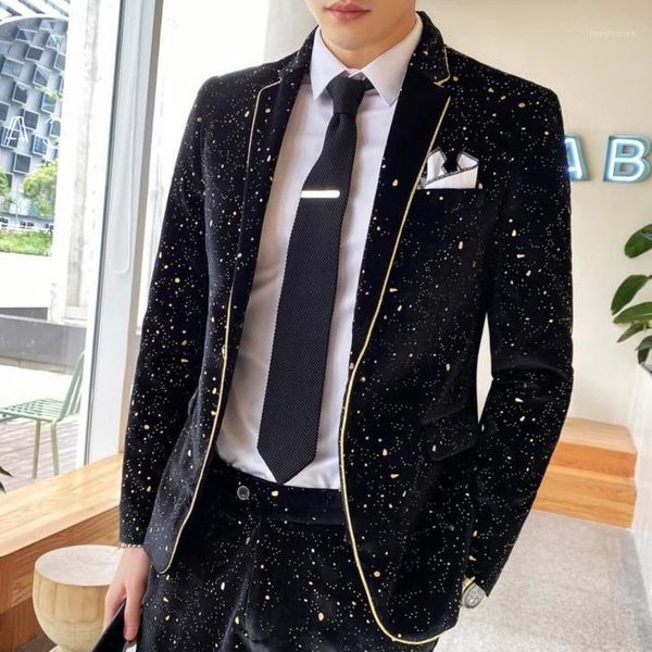 men's suits & blazers personality point slim blazer homme night club terno masculino korean style man stage costumes for singer hombre, White;black
men's suits & blazers personality point slim blazer homme night club terno masculino korean style man stage costumes for singer hombre, White;black