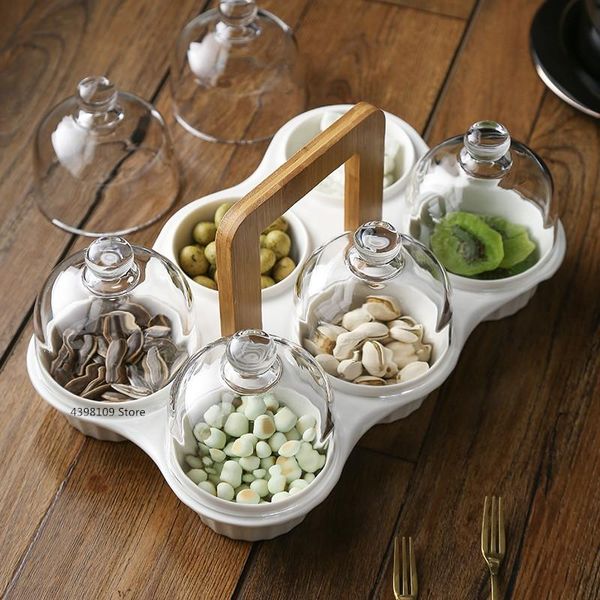 dishes & plates creative ceramic snack plate fruit platter glass cover dessert bowl dried modern living room storage
dishes & plates creative ceramic snack plate fruit platter glass cover dessert bowl dried modern living room storage