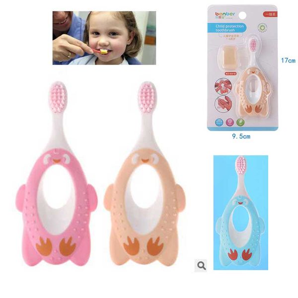 kids cartoon baby soft-bristled toothbrush children teeth training mouth clean penguin shape
kids cartoon baby soft-bristled toothbrush children teeth training mouth clean penguin shape