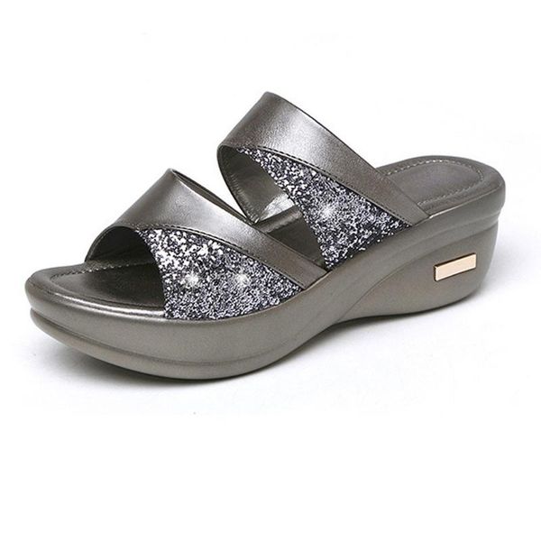 slippers women's fashioh summer solid peep toe casual wedge platform shoes ladies sandals, Black
slippers women's fashioh summer solid peep toe casual wedge platform shoes ladies sandals, Black