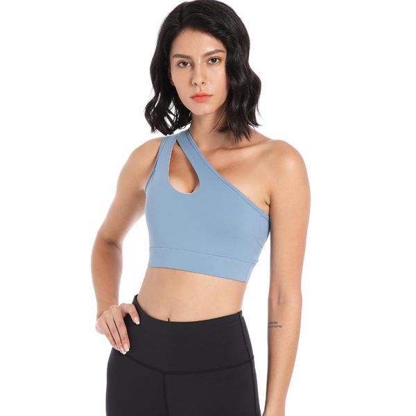 yoga outfit one shoulder strap mid support exercise sports bras women back hollow out shockproof running fitness workout
yoga outfit one shoulder strap mid support exercise sports bras women back hollow out shockproof running fitness workout