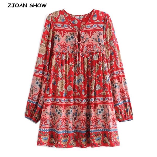 casual dresses 2021 spring bohemia ball tassel lacing up v neck floral print dress ethnic woman long sleeve short strappy holiday, Black;gray
casual dresses 2021 spring bohemia ball tassel lacing up v neck floral print dress ethnic woman long sleeve short strappy holiday, Black;gray