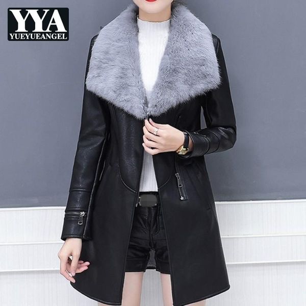 women's leather & faux winter thicken warm pu jacket women ol style slim fur collar coat fashion black female outerwear s-3xl
women's leather & faux winter thicken warm pu jacket women ol style slim fur collar coat fashion black female outerwear s-3xl