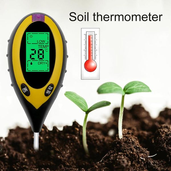 meters 4 in 1 digital soil ph meter moisture temperature sunlight tester garden plant seeding flowers farm
meters 4 in 1 digital soil ph meter moisture temperature sunlight tester garden plant seeding flowers farm