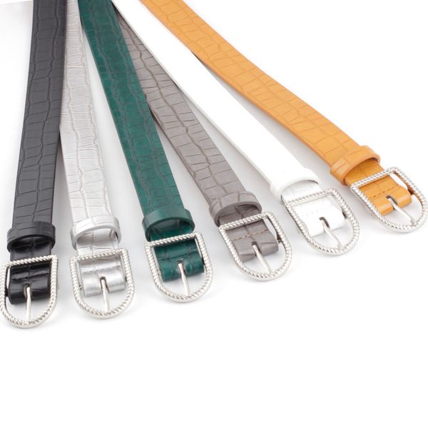 2021 women black white green yellow sier leather belt female pin gp taille belt women's jeans71qd, Black;brown
2021 women black white green yellow sier leather belt female pin gp taille belt women's jeans71qd, Black;brown