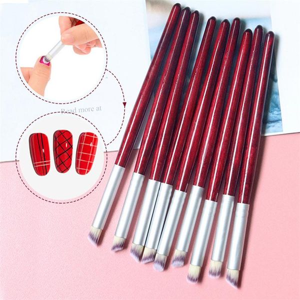 nail brushes 2/3/5pcs brush pen uv gel gradient bloom art painting wood handle nylon hair black red draw manicure tool, Yellow
nail brushes 2/3/5pcs brush pen uv gel gradient bloom art painting wood handle nylon hair black red draw manicure tool, Yellow