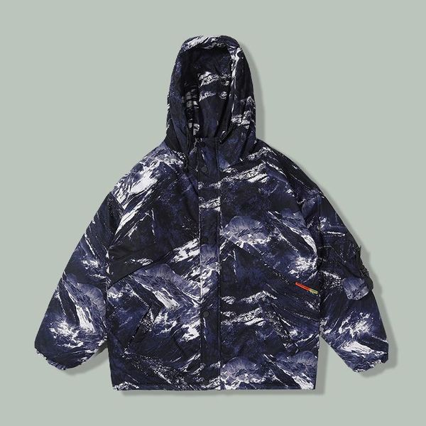 men's down & parkas hip hop snow mountain print outdoor mountaineering parka men harajuku streetwear camouflage printing winter thicken, Black
men's down & parkas hip hop snow mountain print outdoor mountaineering parka men harajuku streetwear camouflage printing winter thicken, Black