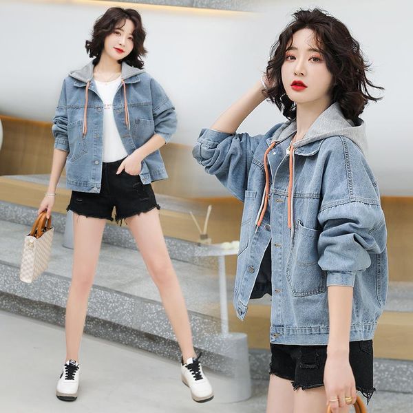 women's jackets jeans women's jacket spring clothes korean loose short jeans 88zy, Black;brown
women's jackets jeans women's jacket spring clothes korean loose short jeans 88zy, Black;brown