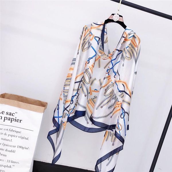 scarves wild summer bufanda mujer thin sunscreen women scarf female beach wheel print simulation silk foulard hijab shawl, Blue;gray
scarves wild summer bufanda mujer thin sunscreen women scarf female beach wheel print simulation silk foulard hijab shawl, Blue;gray