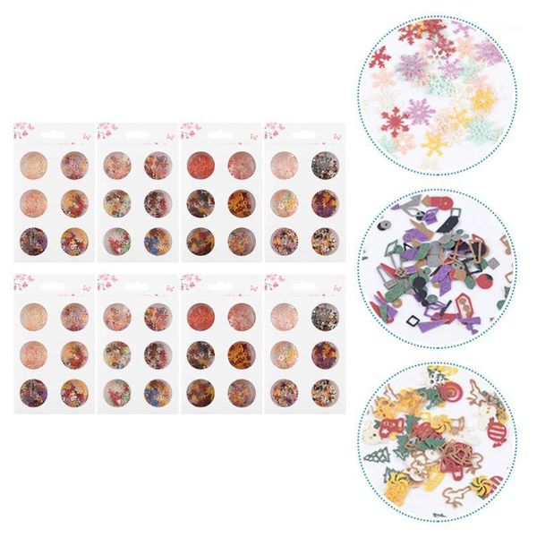 box nail sequins xmas holiday festival art diy christmas confetti paillette flakes stickers decals glitter for women gir1, Black
box nail sequins xmas holiday festival art diy christmas confetti paillette flakes stickers decals glitter for women gir1, Black