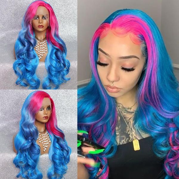 synthetic wigs aiva ombre blue lace wig high temperature fiber long wavy blonde glueless cosplay pink for black women
synthetic wigs aiva ombre blue lace wig high temperature fiber long wavy blonde glueless cosplay pink for black women