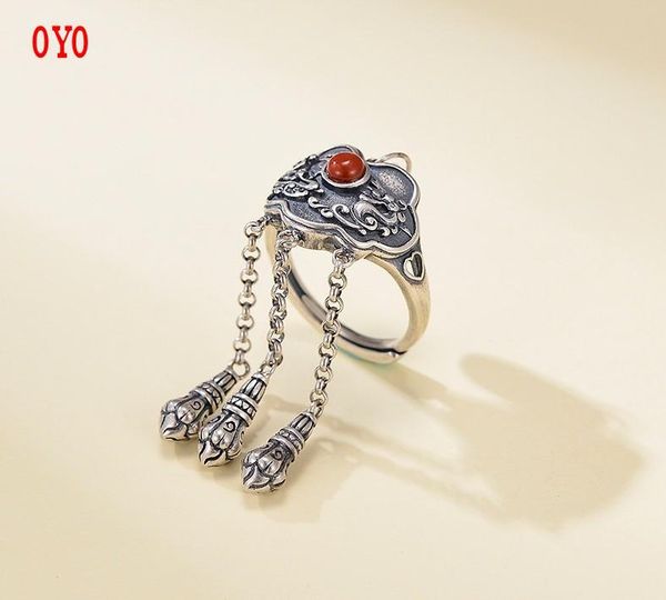 international standard 925 sterling silver classic style old south red agate tassel female personality jade ring cluster rings, Golden;silver
international standard 925 sterling silver classic style old south red agate tassel female personality jade ring cluster rings, Golden;silver