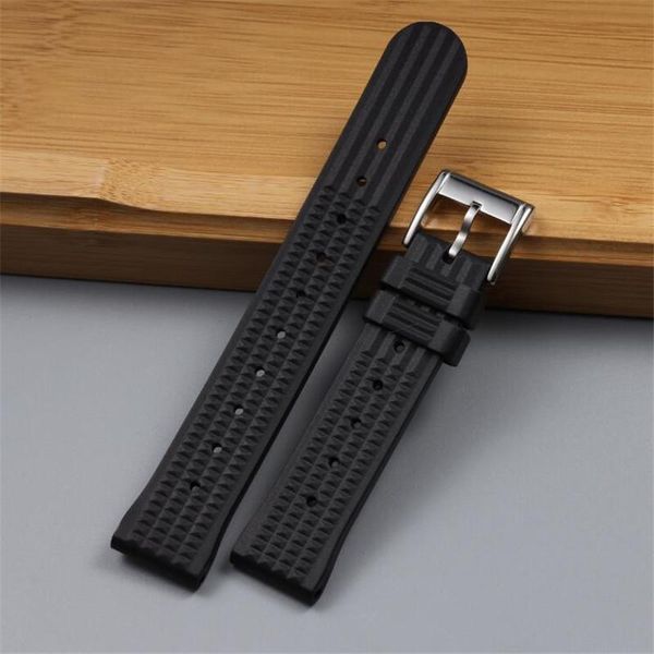 watch bands natural 20 22mm soft silicone rubber watchband for waterproof strap black universal pin clasp bracelet, Black;brown
watch bands natural 20 22mm soft silicone rubber watchband for waterproof strap black universal pin clasp bracelet, Black;brown