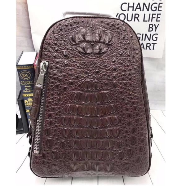 backpack style genuine crocodile skin zipper closure male men's casual exotic alligator leather women's travel back pack
backpack style genuine crocodile skin zipper closure male men's casual exotic alligator leather women's travel back pack