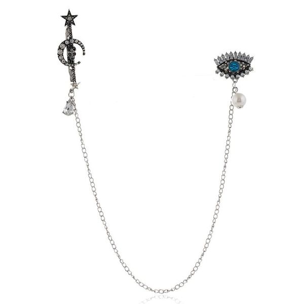 pins, brooches evil eye fashion skull pendant brooch ethnic style tassel charm buckle clips for woman, Gray
pins, brooches evil eye fashion skull pendant brooch ethnic style tassel charm buckle clips for woman, Gray