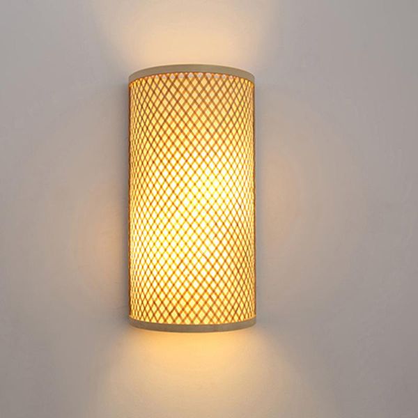 bamboo wall lamp modern project el home use half round aisle corridor light sconce natural color e27
bamboo wall lamp modern project el home use half round aisle corridor light sconce natural color e27