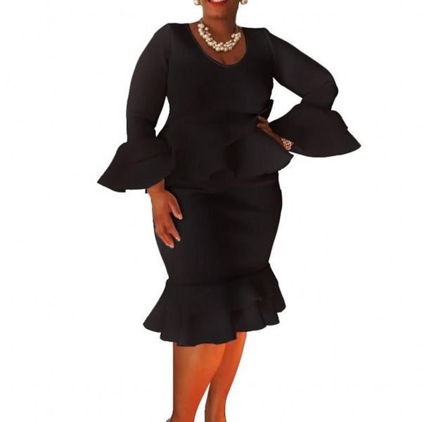 spring est women solid falbala dress nightclub butterfly sleeve slimming office knee length dresses real picture casual, Black;gray
spring est women solid falbala dress nightclub butterfly sleeve slimming office knee length dresses real picture casual, Black;gray