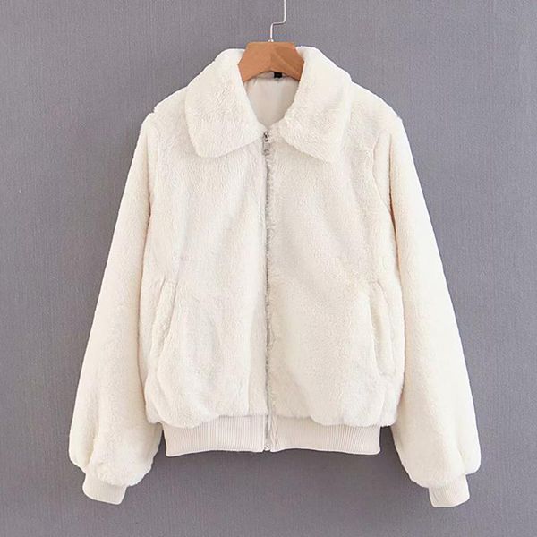 women's jackets yenkye women soft faux fur jacket female vintage oversize long sleeve zipper winter coat ladies chic outerwear, Black;brown
women's jackets yenkye women soft faux fur jacket female vintage oversize long sleeve zipper winter coat ladies chic outerwear, Black;brown