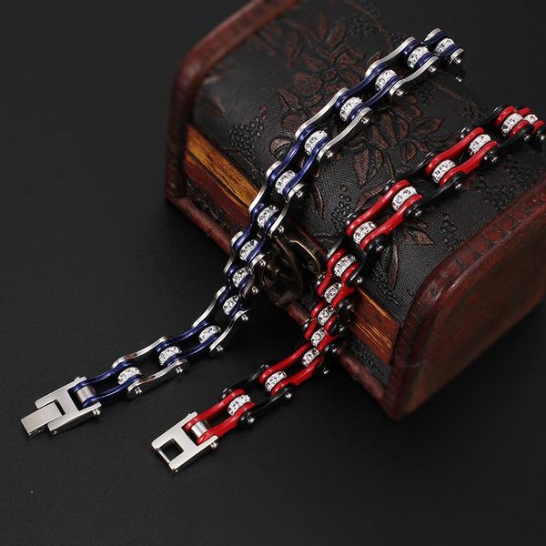 link, chain factory direct tide men titanium steel bracelet bicycle stainless jewelry, Black
link, chain factory direct tide men titanium steel bracelet bicycle stainless jewelry, Black