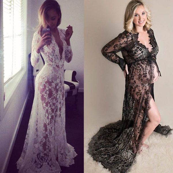 latest style pregnant women's mesh sheer see through lace maxi long dress maternity gown pography po casual dresses, Black;gray
latest style pregnant women's mesh sheer see through lace maxi long dress maternity gown pography po casual dresses, Black;gray
